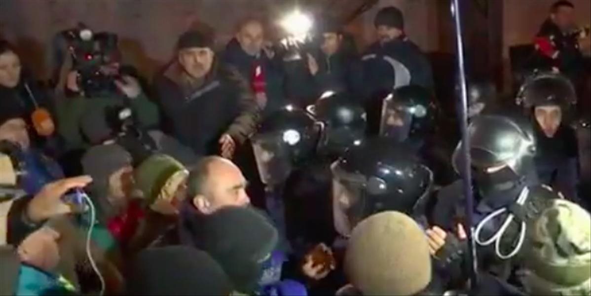 Saakašviliho stúpenci demonštrovali v Kyjeve