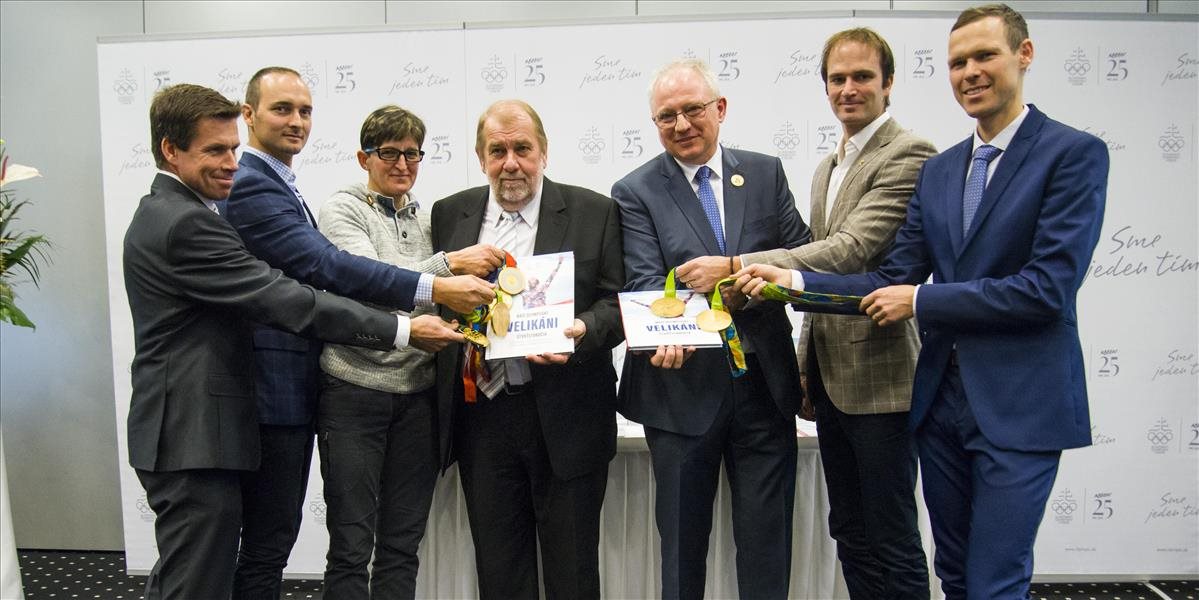 Slovenský olympijský výbor oslavuje štvrťstoročnicu, pokrstili aj knihu našich športových velikánov