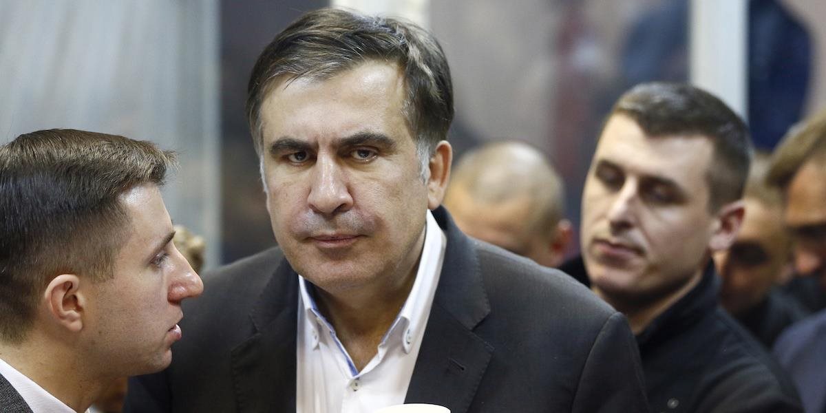Saakašvili vyzýva Porošenka, aby odstúpil z funkcie
