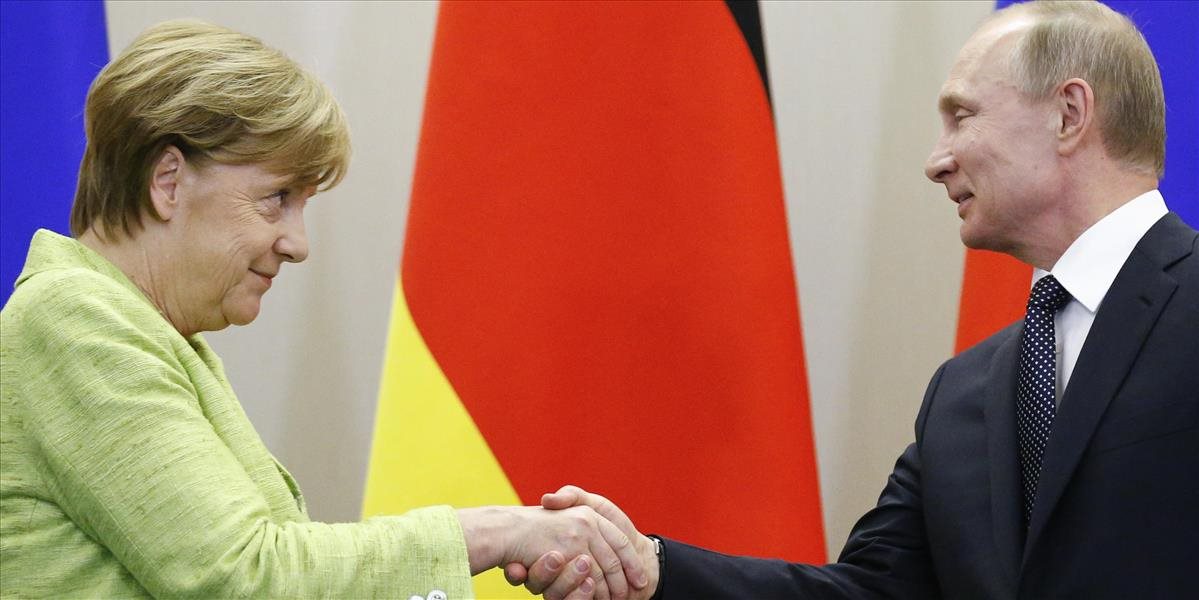 Merkelová s Putinom diskutovali o situácii na juhovýchode Ukrajiny
