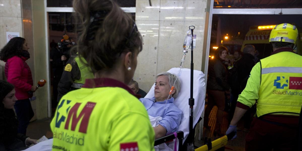 39 zranených pri nehode prímestského vlaku neďaleko Madridu