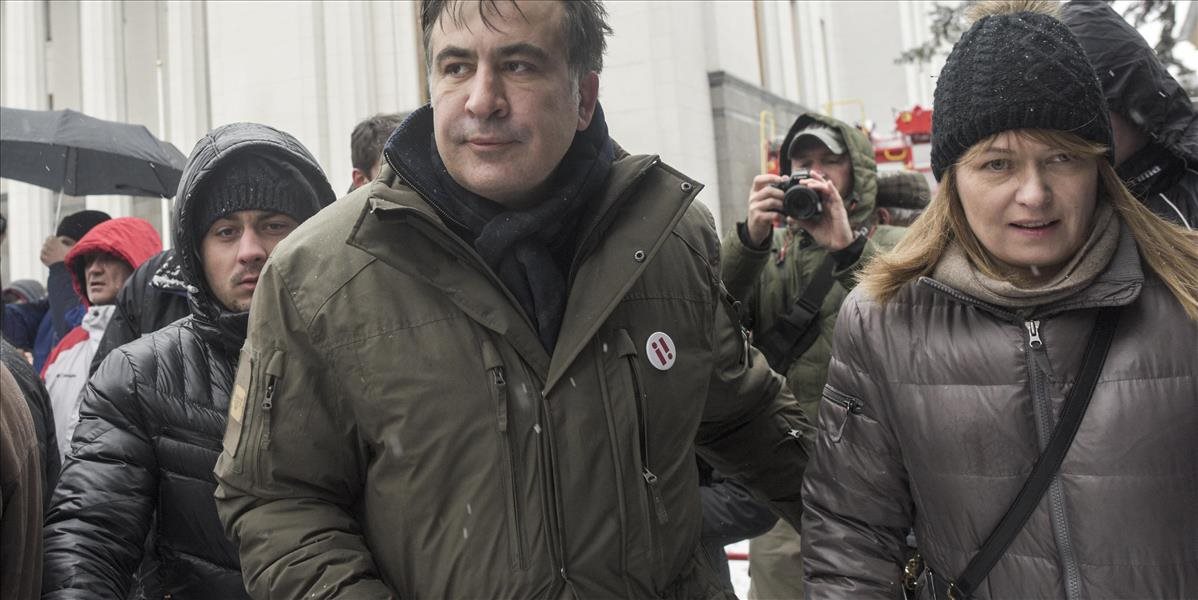 Saakašviliho sympatizanti vyhlásili prestávku v protestoch proti súčasnej vláde
