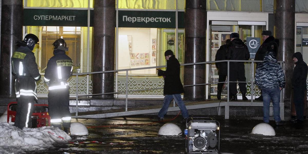 Explózia v petrohradskom supermarkete zranila 10 ľudí