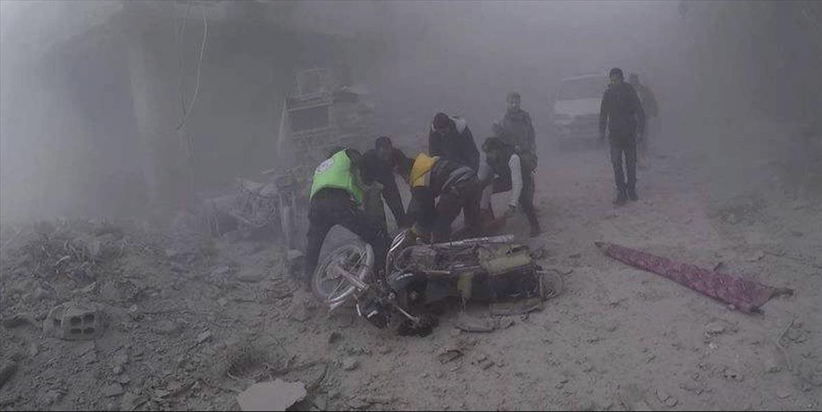 Vzdušné útoky na predmestia Damasku si vyžiadali 17 obetí