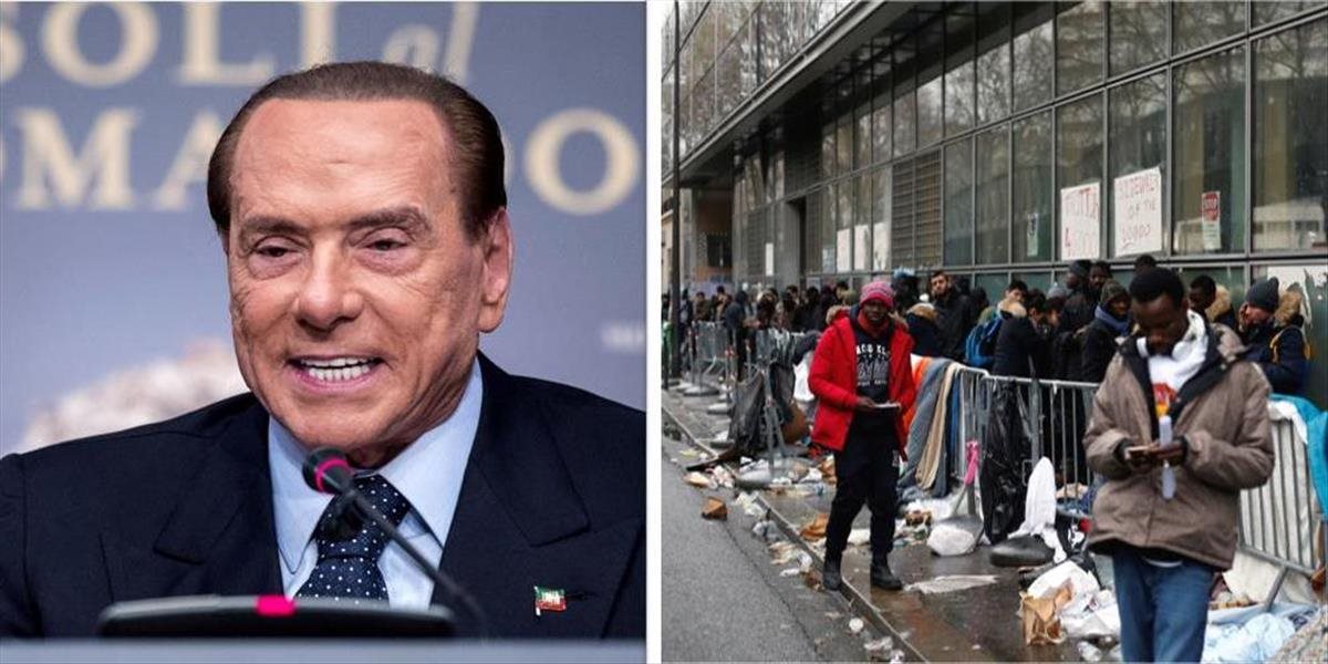 Berlusconi považuje všetkých nelegálnych migrantov za zločincov