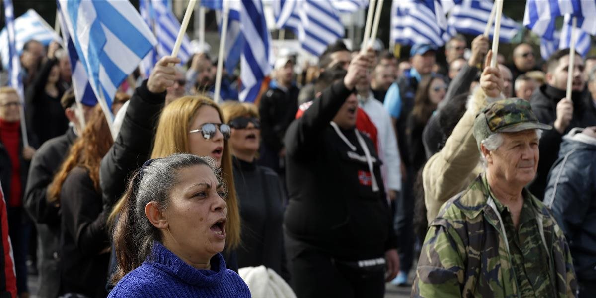 Grécki demonštranti sa pokúsili vtrhnúť do premiérovho sídla, skoro im to vyšlo!