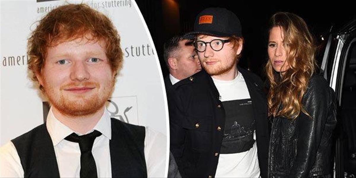 Ed Sheeran s priateľkou oznámili, že sú zasnúbení