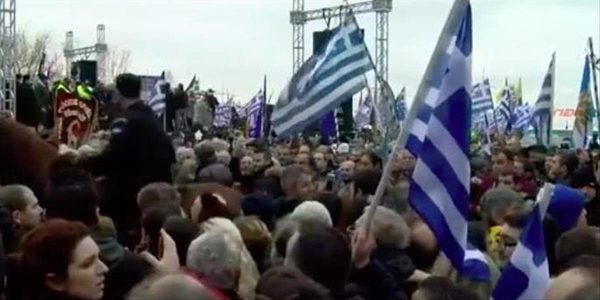 VIDEO Tisíce ľudí žiadali v Solúne zmenu názvu susedného Macedónska