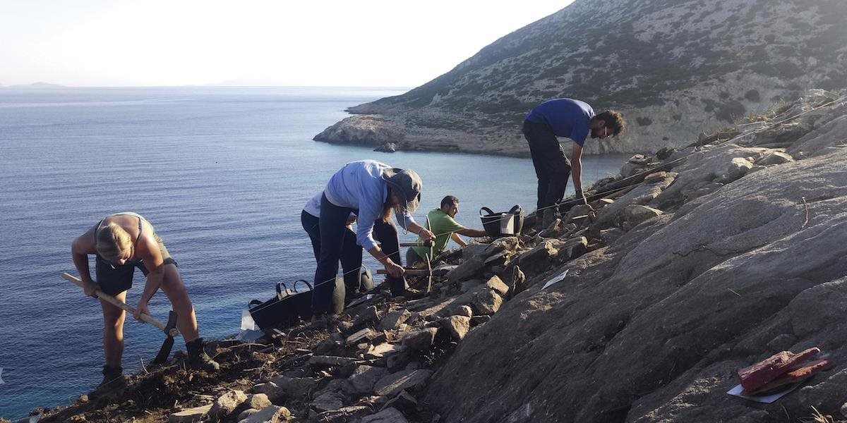 FOTO Na neobývanom gréckom ostrove objavili pozostatky unikátnej civilizácie