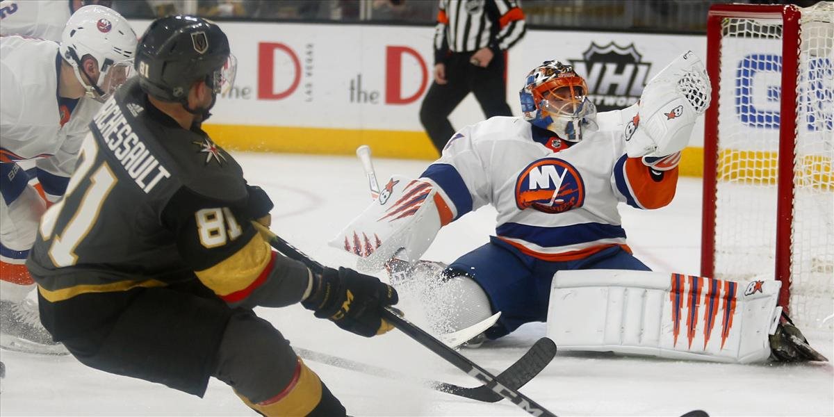 Halák vychytal triumf NY Islanders vo Vegas, stal sa prvou hviezdou