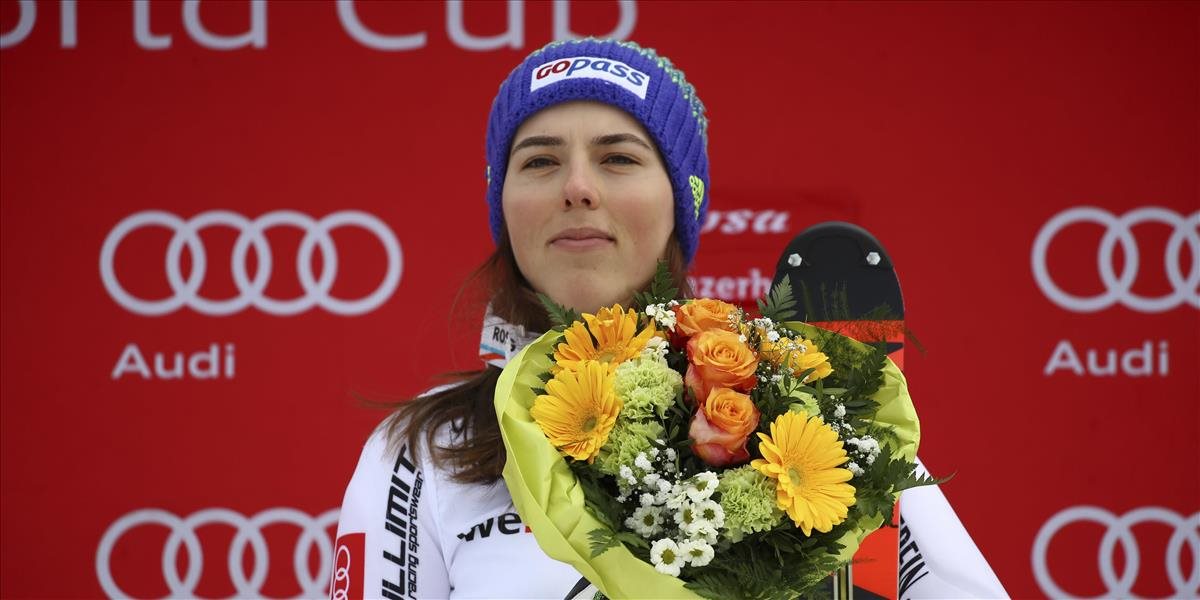 Petra Vlhová sa stala víťazkou deviateho slalomu Svetového pohára