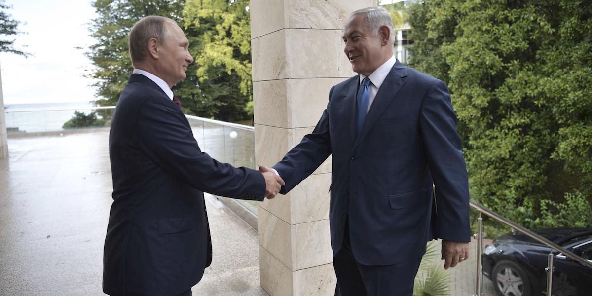 Vladimir Putin prijme Netanjahua: Budú hovoriť o blízkovýchodnej dohode