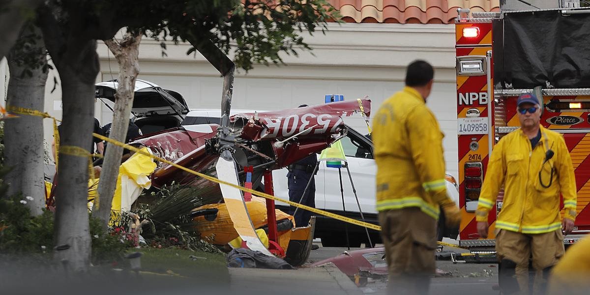 FOTO Vrtuľník v USA nabúral do domu, traja ľudia zomreli