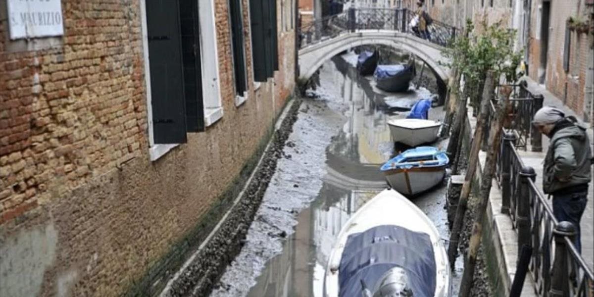 Šokujúce FOTO  Benátky vyschli! Loďky v kanáloch ležia na dne