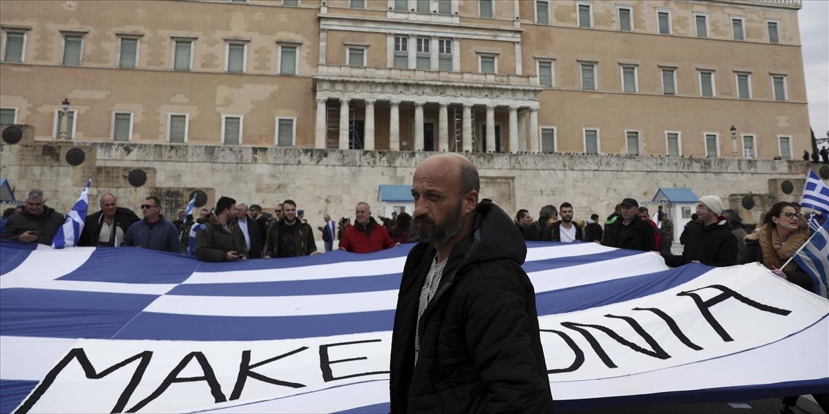 V Aténach protestujú v súvislosti so sporom o názov Macedónska