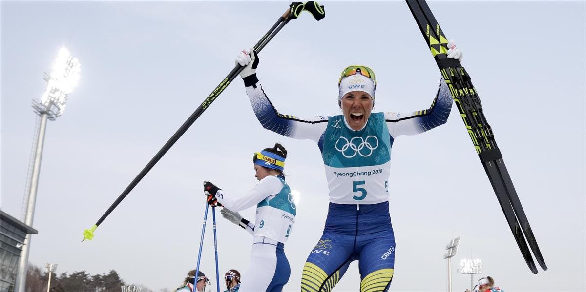 Prvé zlato z Pjongčangu pre Švédku Kallovú v skiatlone