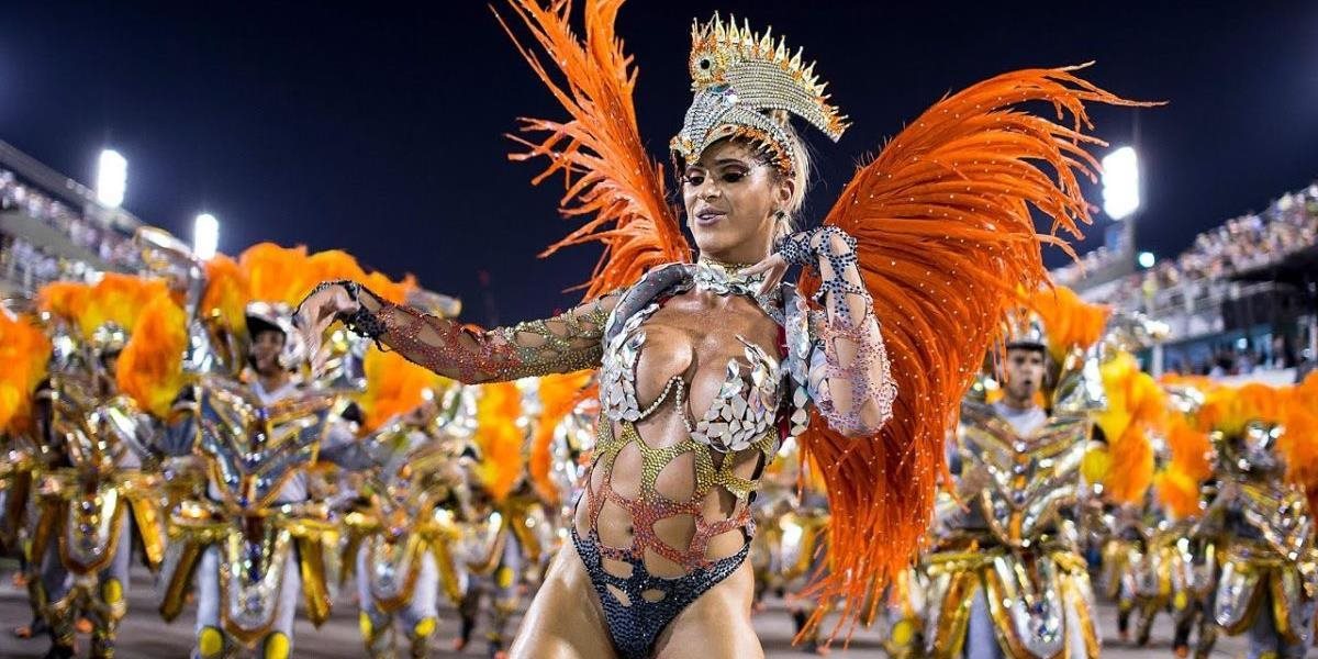 Kvantá farebných flitrov použitých na karnevale v Riu, sa dostávajú až do našich žalúdkov