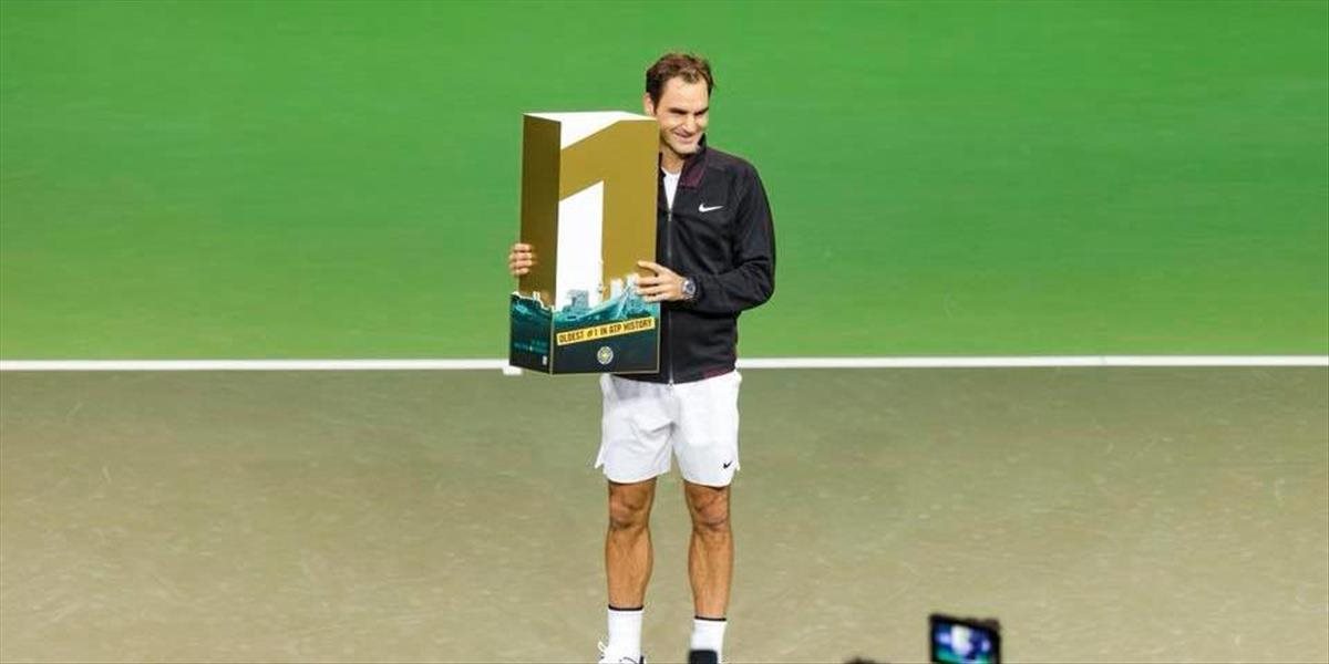 Federer znovu prepísal tenisovú históriu, stal sa najstaršou mužskou svetovou jednotkou!