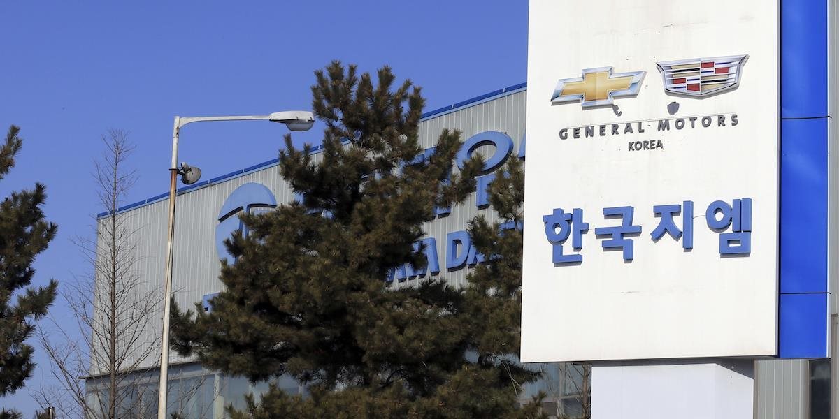 Rozhodnutie o zatvorení závodu znížilo predaj áut GM v Južnej Kórei o pätinu