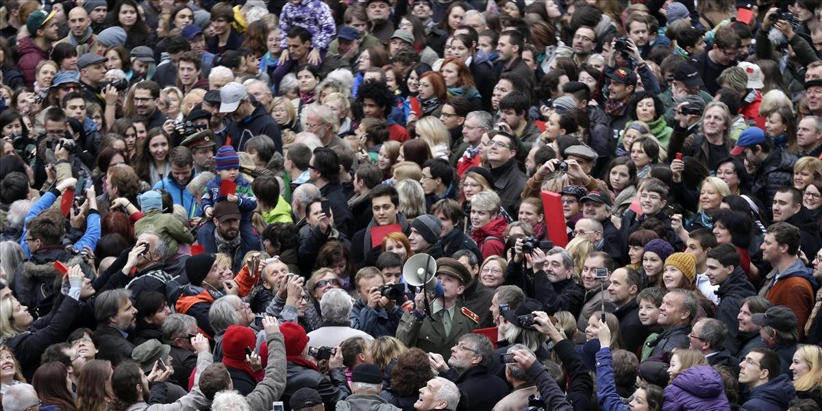 Študenti v Česku demonštrovali za obranu ústavných a spoločenských hodnôt