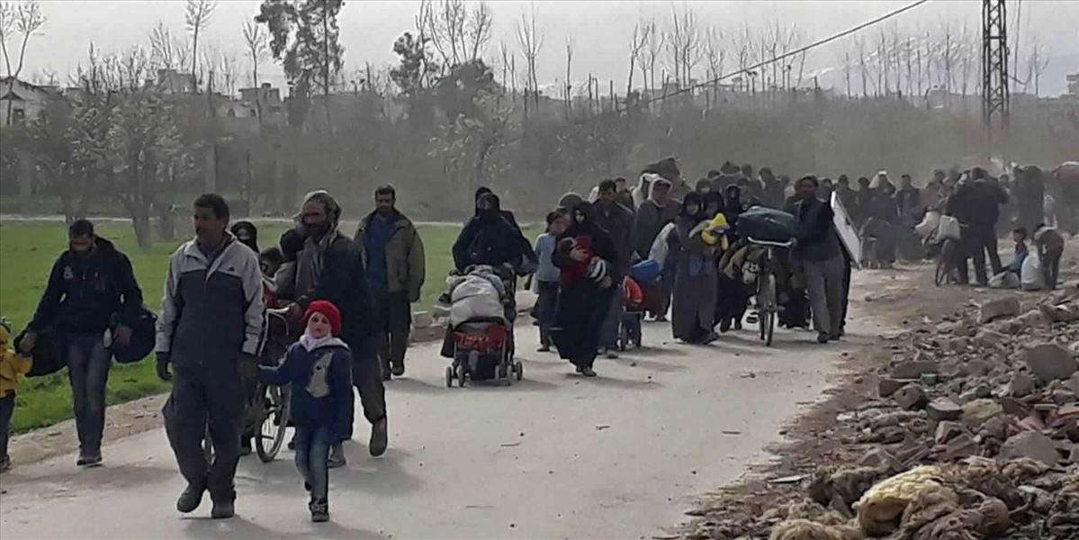 Ruská a sýrska armáda chce umožniť evakuáciu všetkých civilistov z Východnej Ghúty