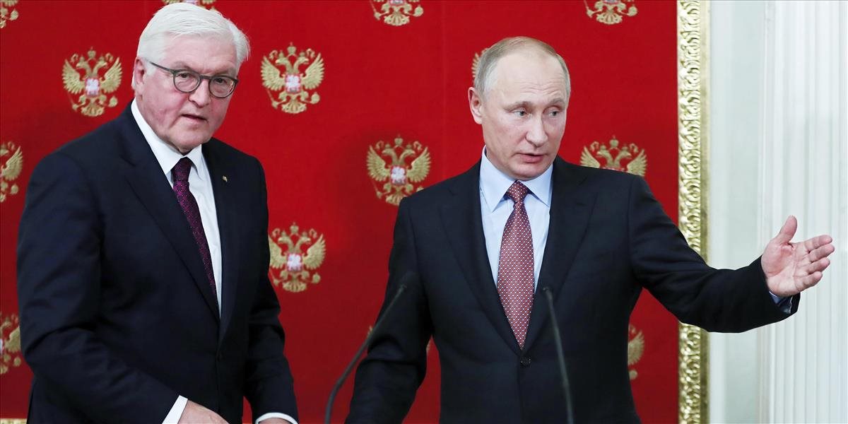 Nemecký prezident vyzval Putina, aby zlepšili vzájomné vzťahy