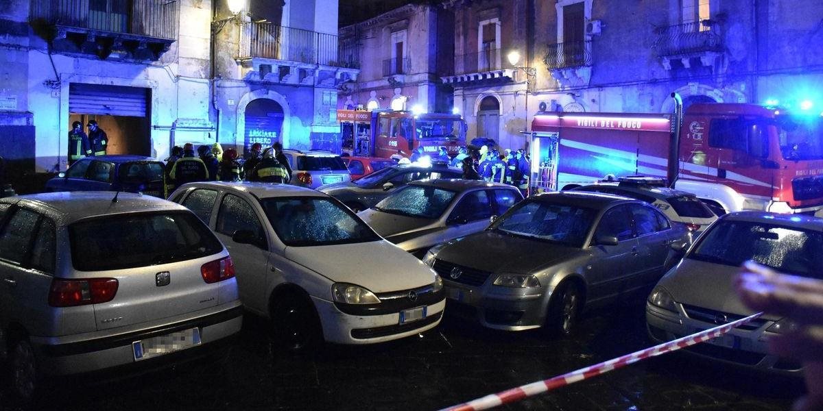 FOTO Na Sicílii došlo k výbuchu v historickom centre, zahynuli traja ľudia