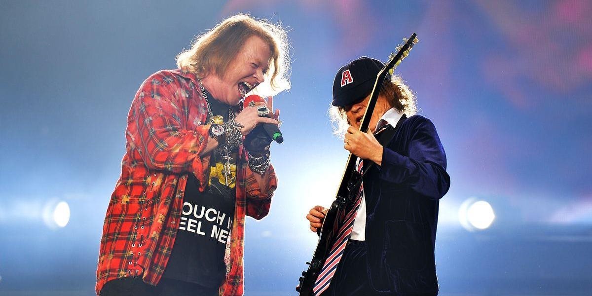 Angus Young a Axl Rose pracujú na novom albume AC/DC