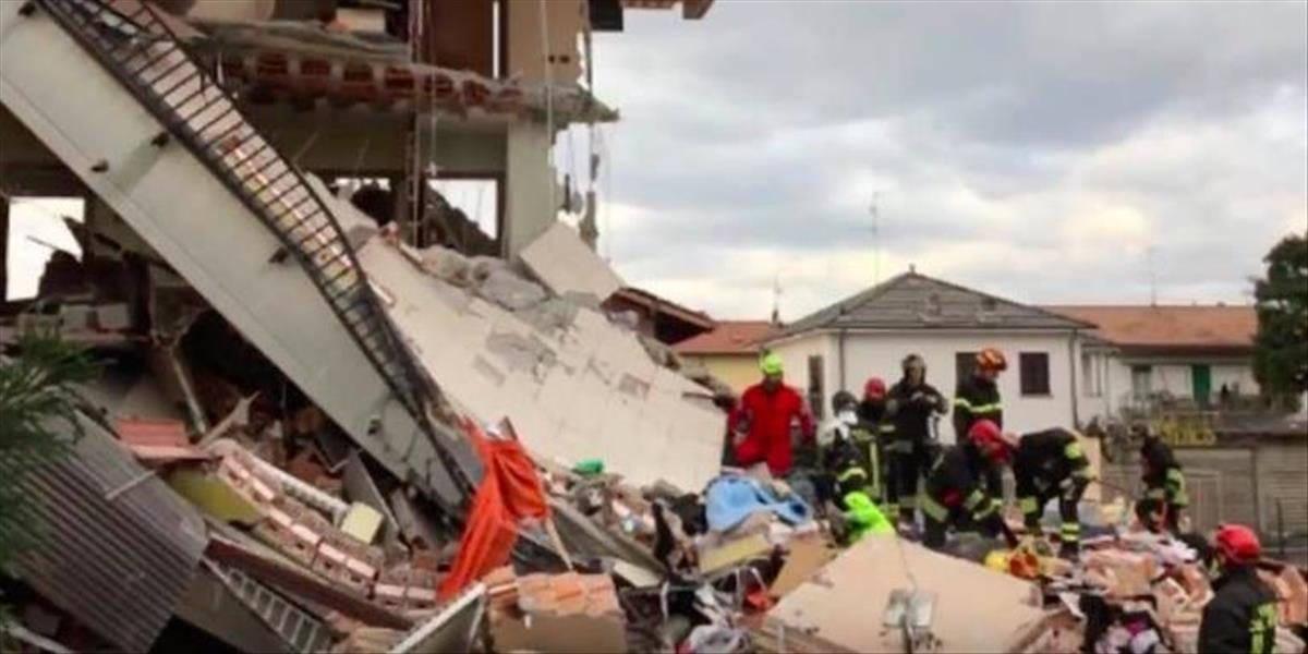 VIDEO Na severe Talianska sa zrútil obytný dom: 9 ľudí je zranených, 5 ťažko