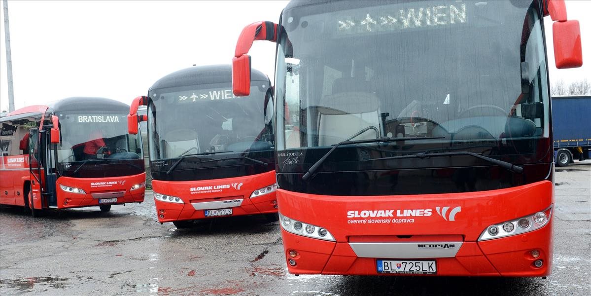 Slovak Lines prepravil vlani v autobusoch do Viedne približne dva milióny ľudí