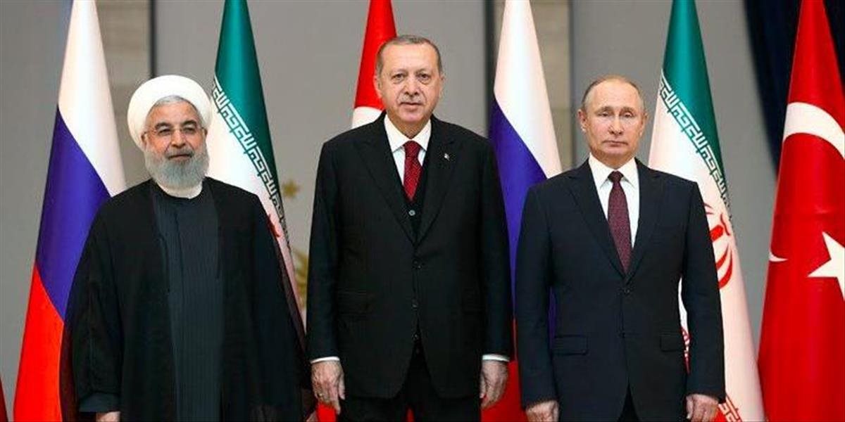 Lídri Ruska, Turecka a Iránu urobili vyhlásenie o Sýrii