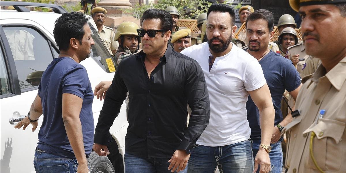 Slávneho indického herca Salmana Khána uznali za vinného z pytliactva