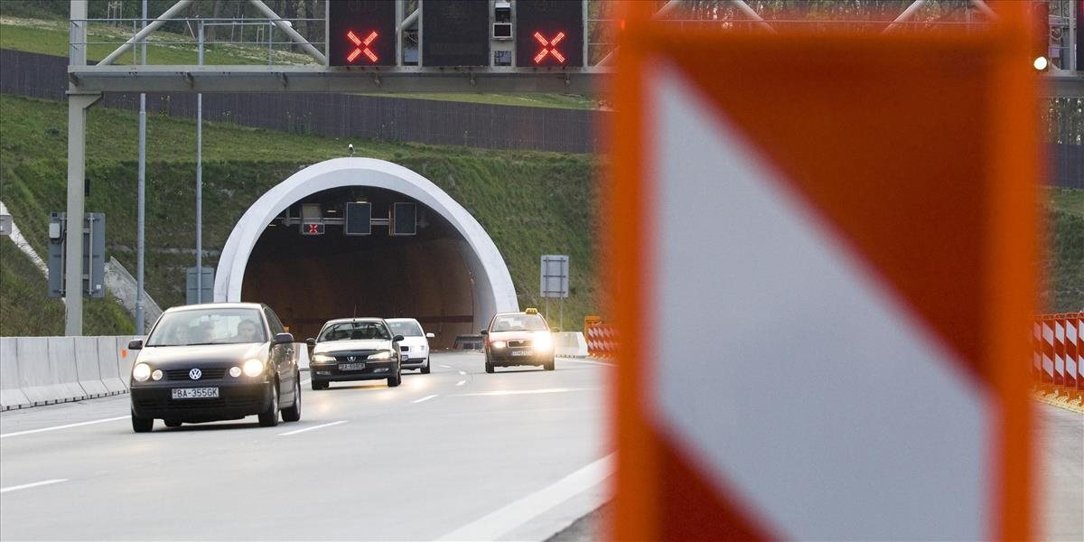 Tunel Sitina v Bratislave cez víkend v nočných hodinách uzavrú