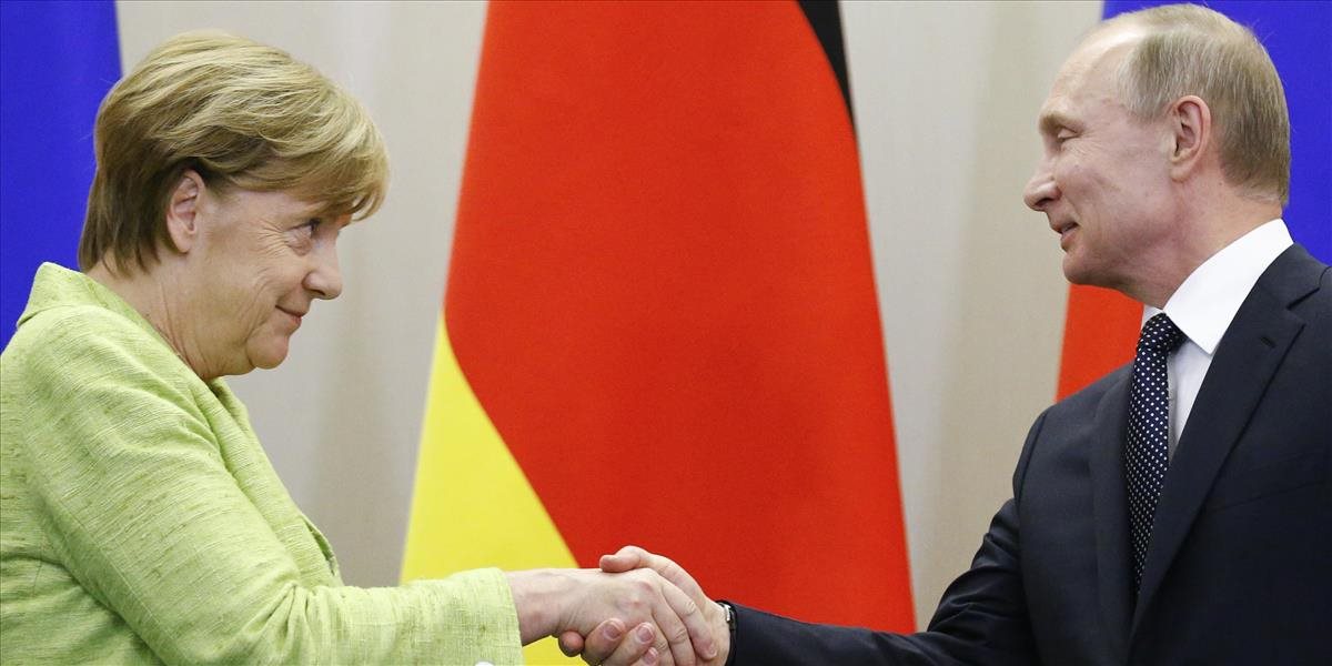 Putin telefonoval s Merkelovou, útoky v Sýrii označil za porušenie práva