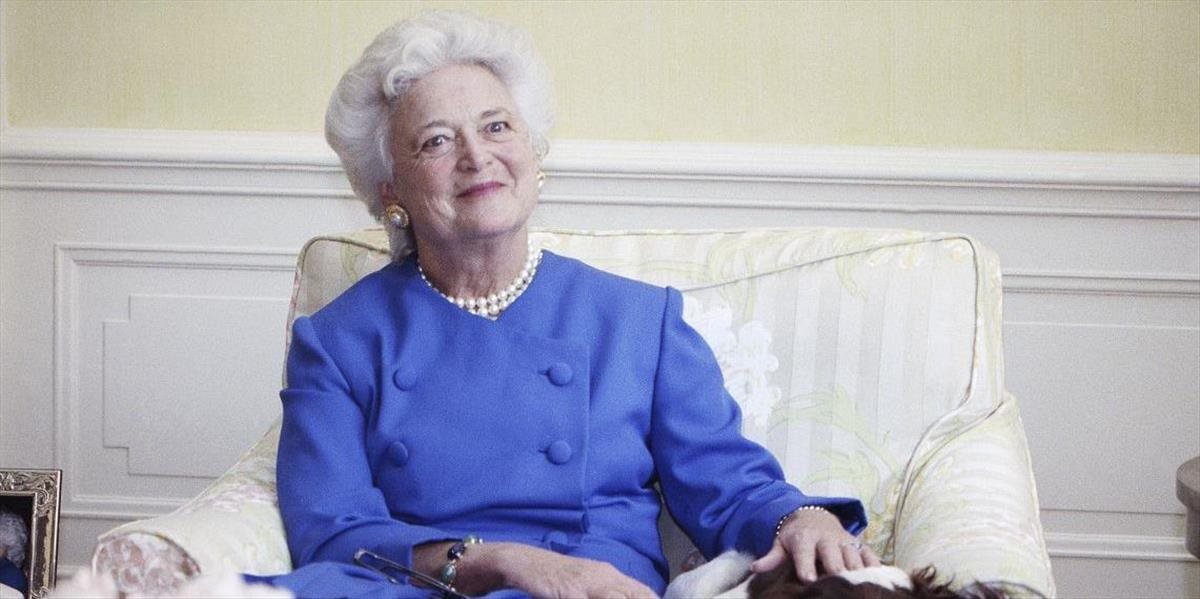 Zomrela bývalá prvá dáma USA Barbara Bushová, mala 92 rokov