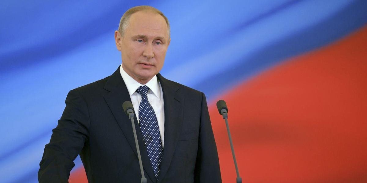 FOTO Vladimir Putin po štvrtý raz zložil prezidentský sľub