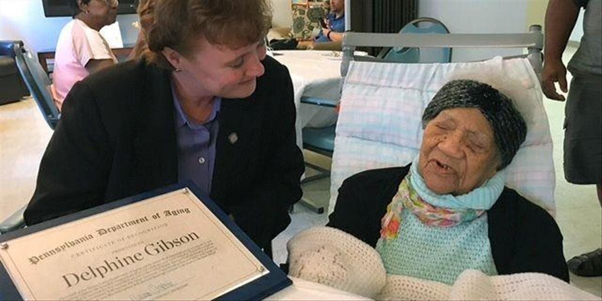 Zomrela 114-ročná Delphine Gibsonová - najstarší človek v USA