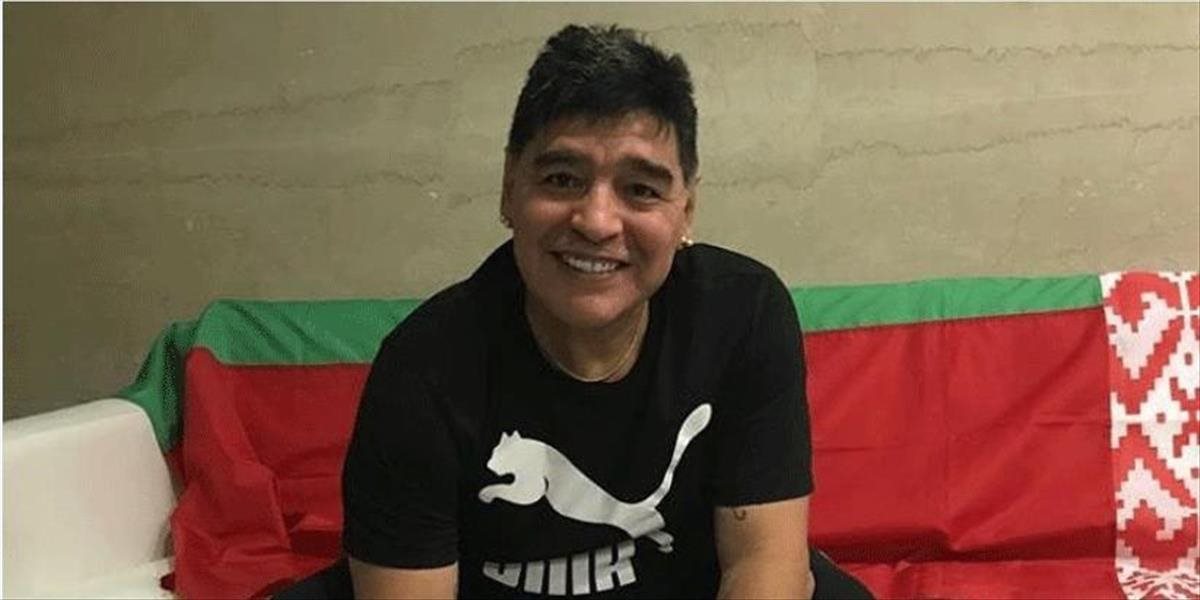 Maradona sa stal  novým prezidentom bieloruského futbalového tímu