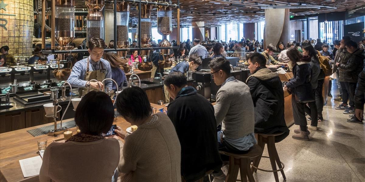 Starbucks plánuje expanziu v Číne, koncom r. 2022 tam chce mať 6000 kaviarní
