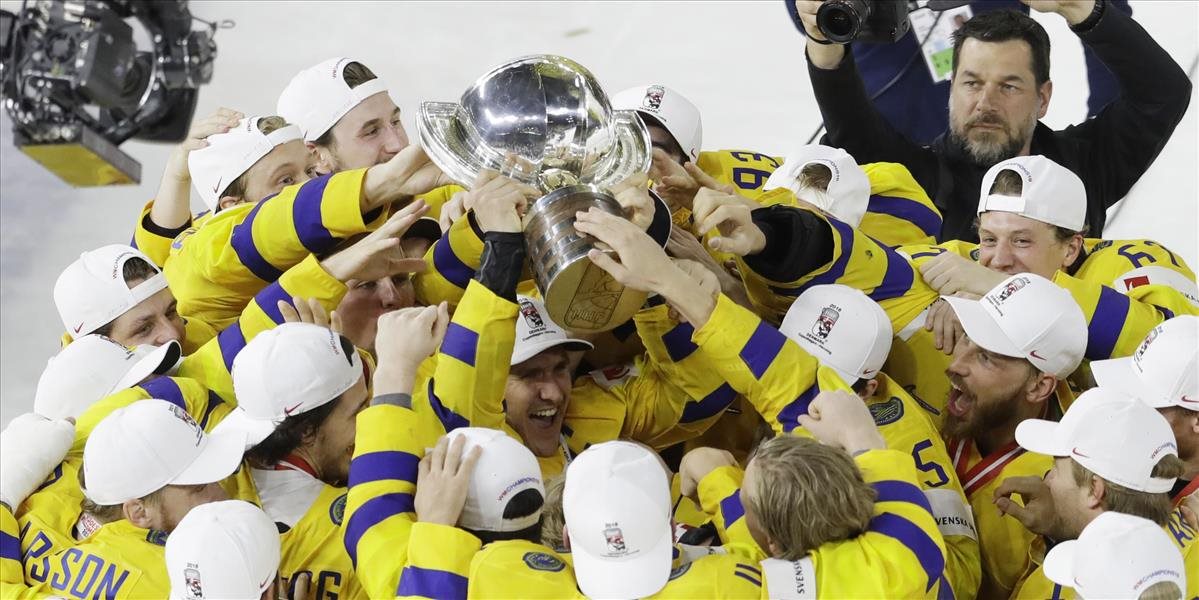 Hráči Švédska budú titul bujaro oslavovať, vraj aj niekoľko dní!