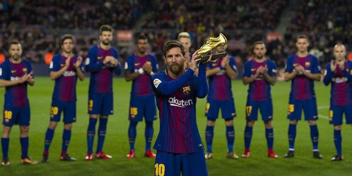 Messi po piaty raz získal Zlatú kopačku, je novým rekordérom