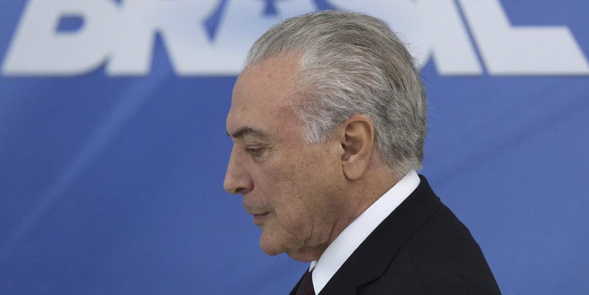 Brazílsky prezident Temer sa nebude uchádzať o opätovné zvolenie