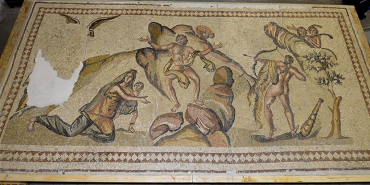 Americká vláda chce zabaviť starovekú mozaiku, nelegálne prepašovanú zo Sýrie