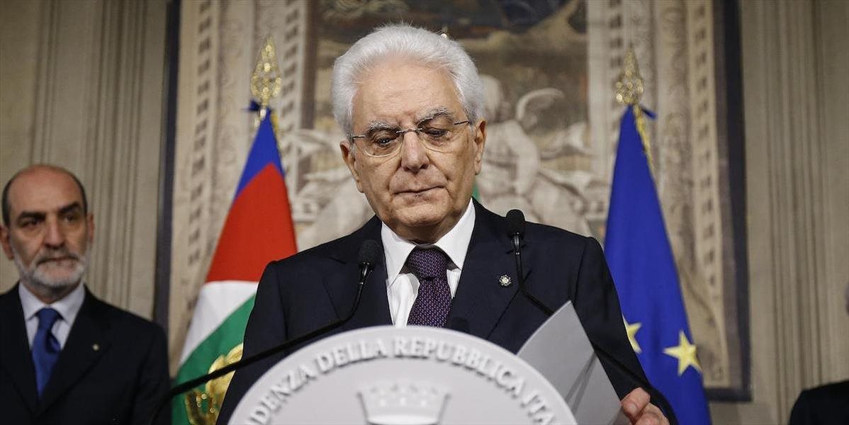 Taliansky prezident Mattarella zrejme pripravuje dočasnú vládu
