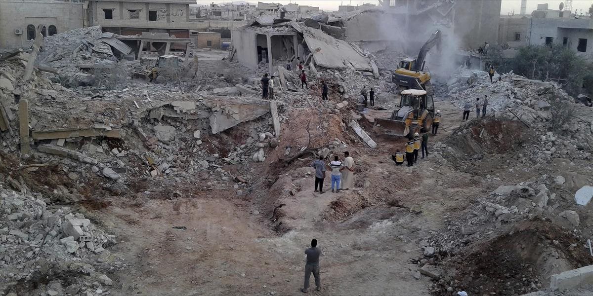 Nálety v sýrskej provincii Idlib neprežilo najmenej 11 ľudí