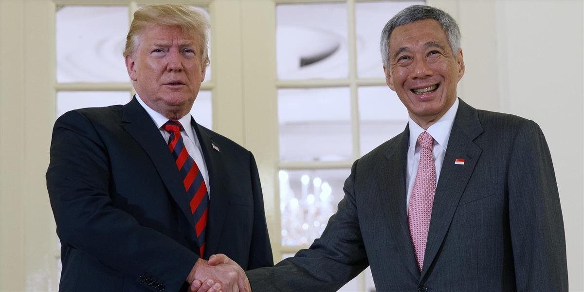 Singapurský premiér Lee Hsien Loong sa stretol s Donaldom Trumpom