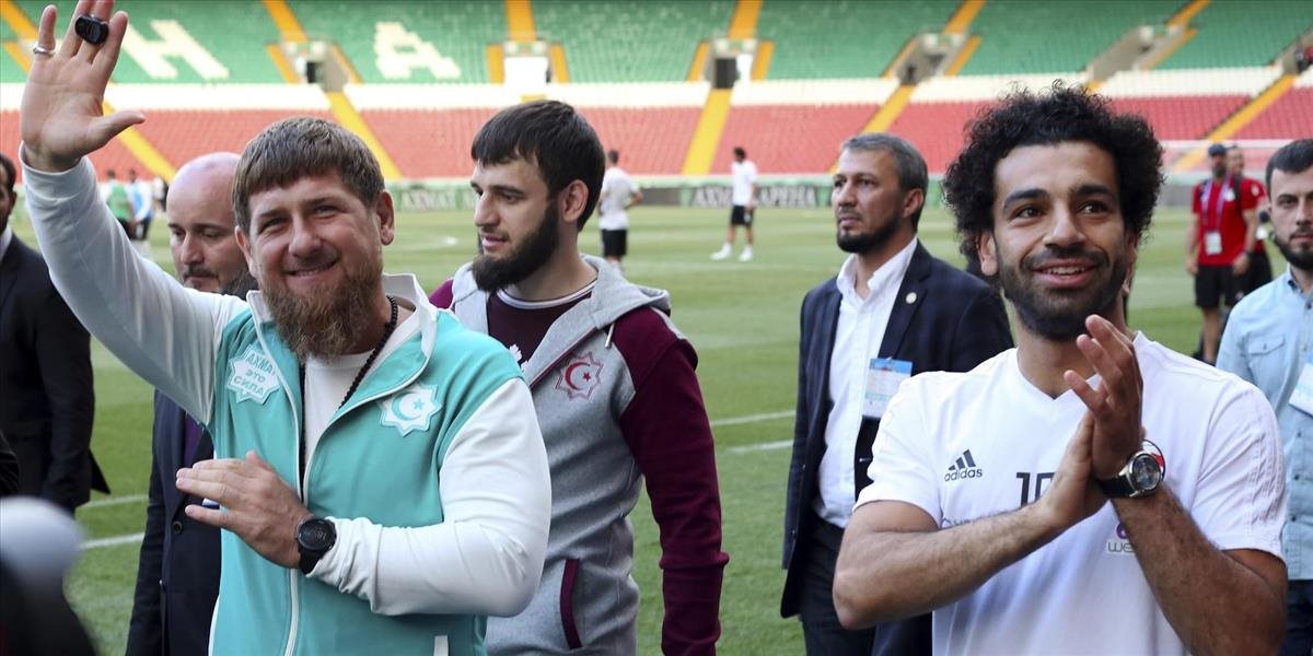 Salah sa stretol s čečenským lídrom Kadyrovom, FIFA to odmietla komentovať
