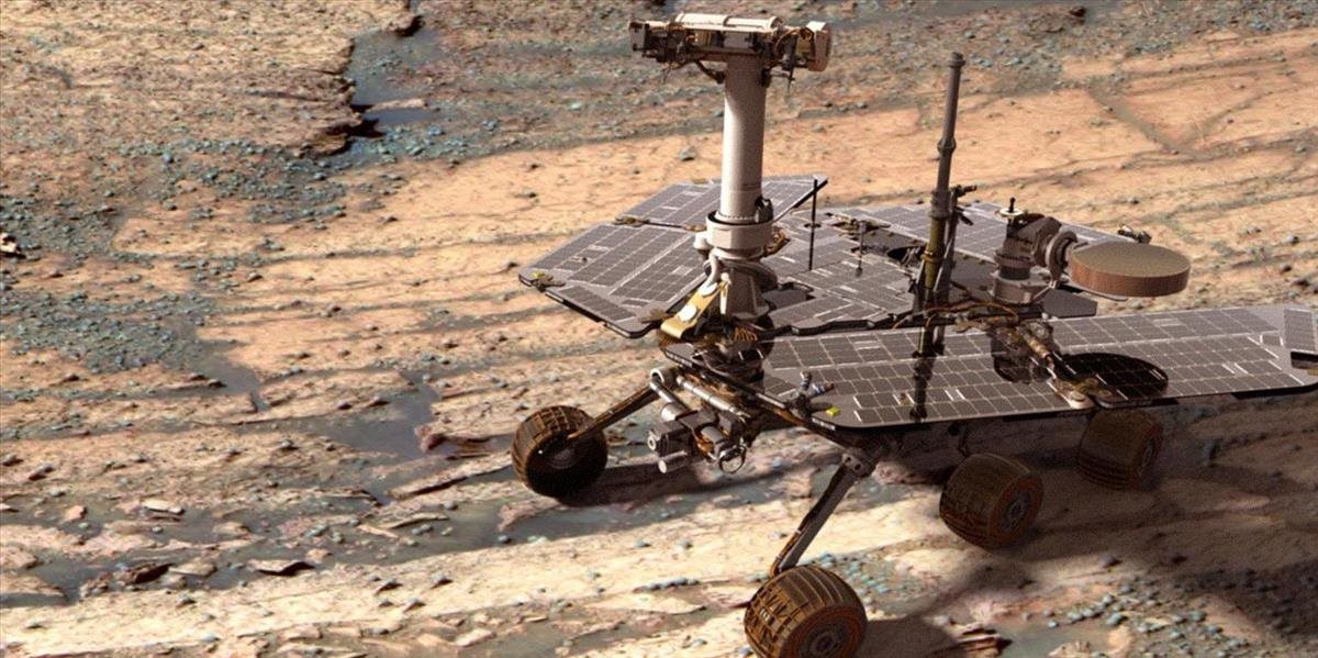 Rover Opportunity sa odmlčal, Mars pokryla piesočná búrka