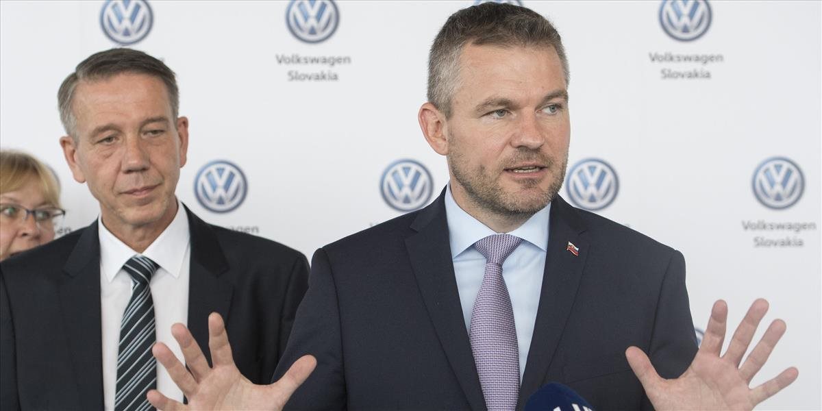 VIDEO Pellegrini: Vláda pripraví pre Volkswagen Slovakia špeciálne opatrenia