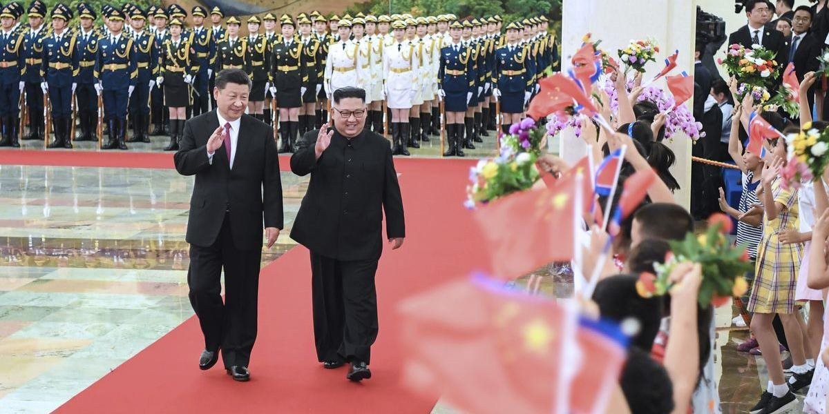 FOTO Severná Kórea a Čína diskutovali o novej budúcnosti a denuklearizácii